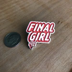 Final Girl enamel pin